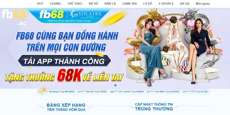 Giới thiệu về FB68 - Nhà cái uy tín, chất lượng