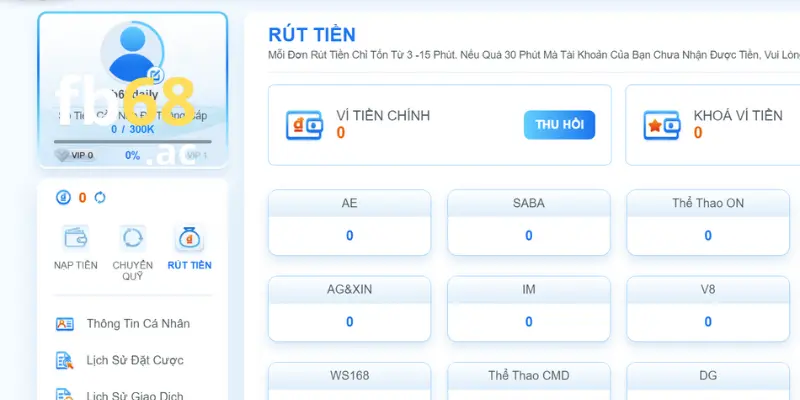 Rút tiền thắng cược bóng đá